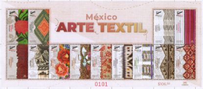 Imagen de Timbre postal: México Arte Textil