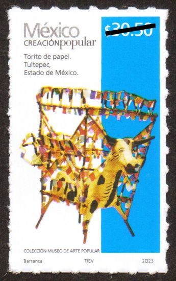 Imagen de México Creación Popular Torito de Papel