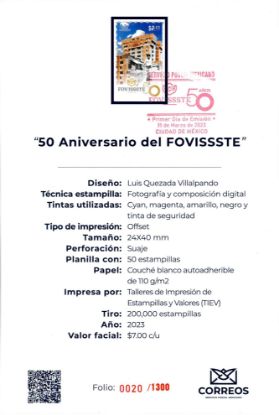 Imagen de 50 Aniversario del FOVISSSTE