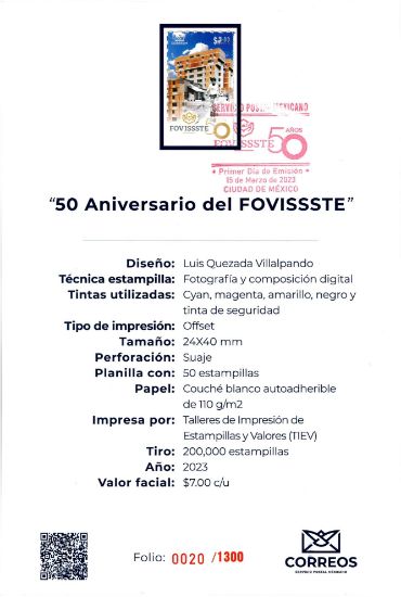 Imagen de 50 Aniversario del FOVISSSTE