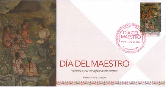 Imagen de Timbre postal: Día del maestro