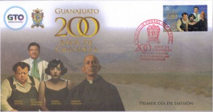 Imagen de Timbre postal: Guanajuato, 200 Años de grandeza