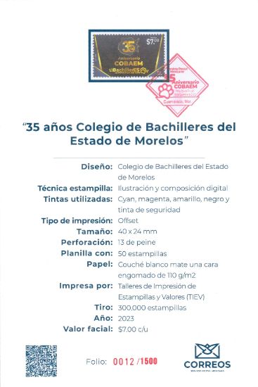 Imagen de 35 Aniversario del Colegio de Bachilleres del Estado de Morelos