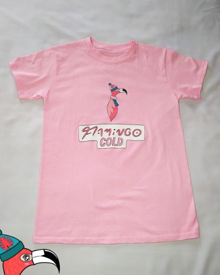 Imagen de PLAYERA ROSA FLAMINGO HOMBRE