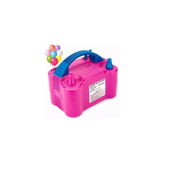 Imagen de San y Kad Bomba Para Inflar Globos Infladora Electrica Rosa