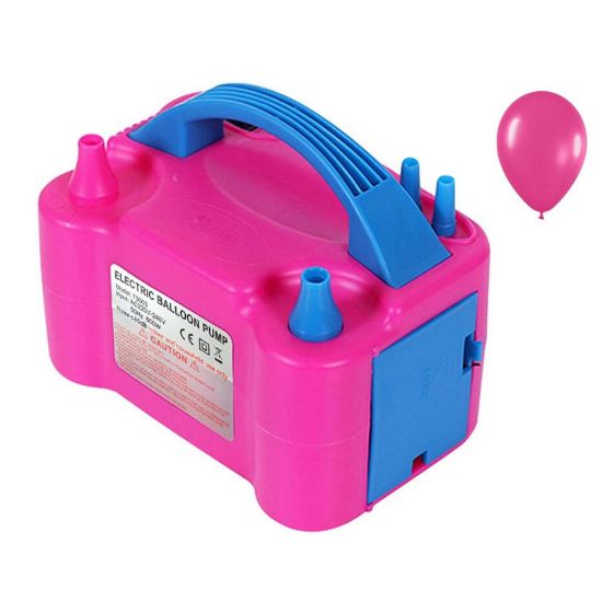 Imagen de San y Kad Bomba Para Inflar Globos Infladora Electrica Rosa
