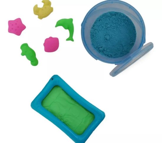 Imagen de San y Kad Arena Mágica Sensorial Con Mini Alberca Inflable Y Juguetes