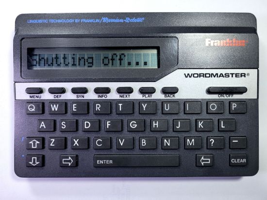 Imagen de Diccionario de inglés Electrónico Franklin Wordmaster Wm-1055