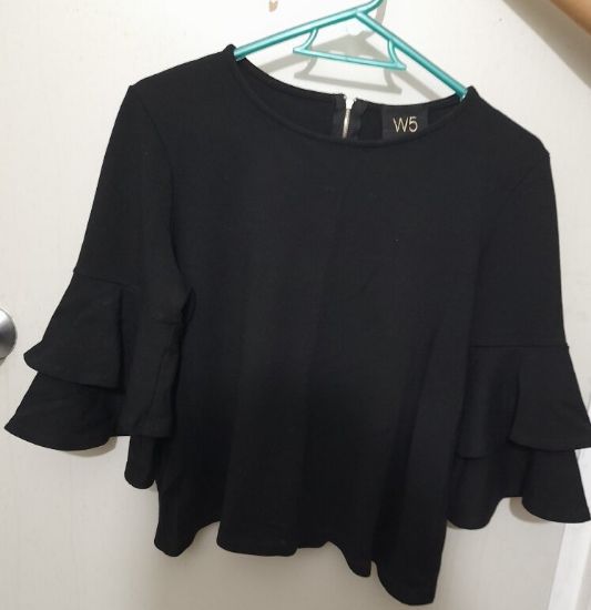 Imagen de Blusa negra talla S