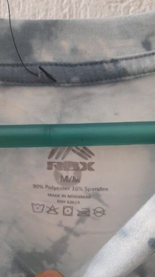 Imagen de Playera azul talla M