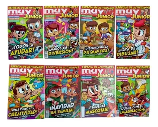 Imagen de 5 Revistas Muy Interesante Junior Especial Actividades Niños