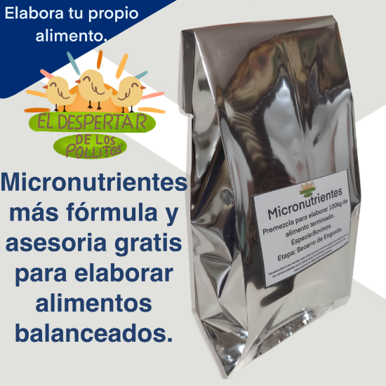 Imagen de Micronutrientes para elaboración de alimento balanceado