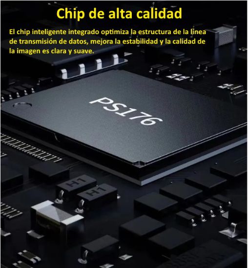 Imagen de Cable adaptador convertidor tipo C macho a HDMI 4K hembra 