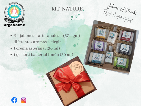Imagen de Paquete Orgonatmx Nature Jabones Artesanales 37 g