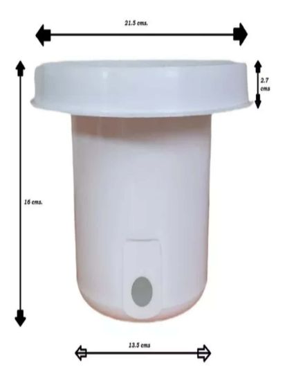 Imagen de San y Kad Tina Con Llave Para Portagarrafón De Agua.