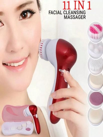 Imagen de San y Kad CNAIER Masaje Facial 11 En 1 / Removedor De Callos Eléctrico Y Masajeador Facial