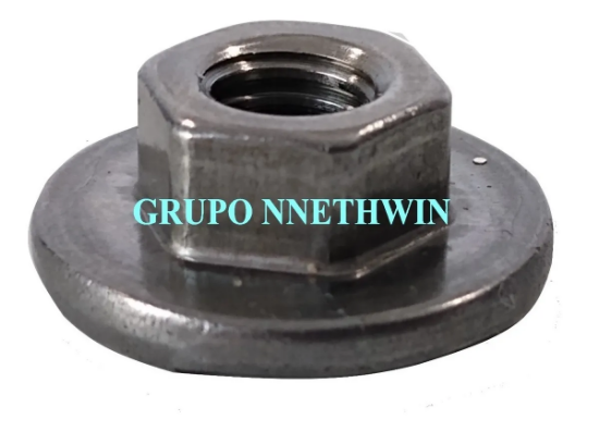 Imagen de Caja con 2000 Tuercas De Soldadura, # de parte N104723, Tipo Hexagonal, M6 1.0 10x7x18.5mm