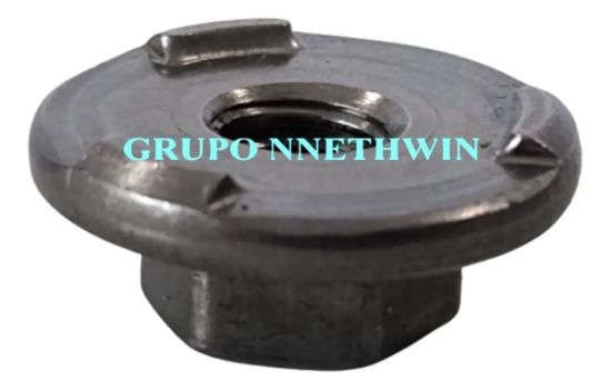 Imagen de Caja con 2000 Tuercas De Soldadura, # de parte N104723, Tipo Hexagonal, M6 1.0 10x7x18.5mm