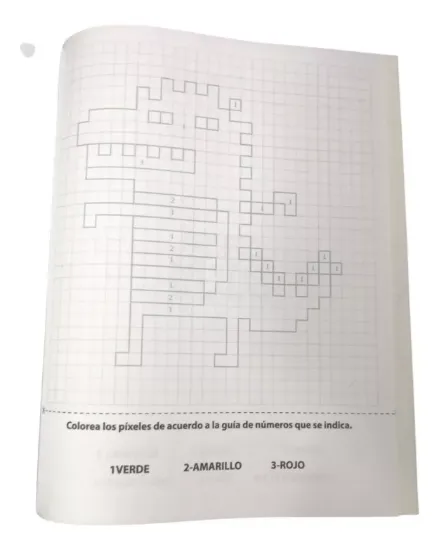 Imagen de  3 Libros Para Colorear Iluminar Arte Pixelado Pixel Niños-copiar