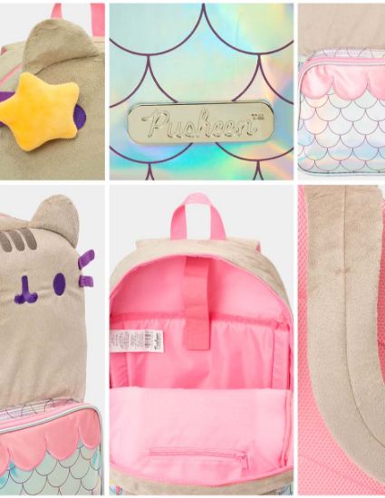 Imagen de Mochila Gato Pusheen The Cat Sirena Mermaid