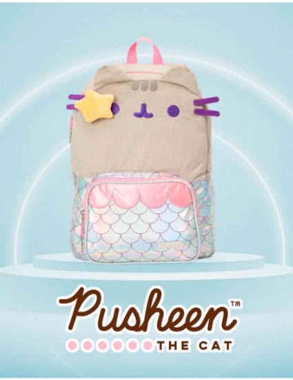 Imagen de Mochila Gato Pusheen The Cat Sirena Mermaid