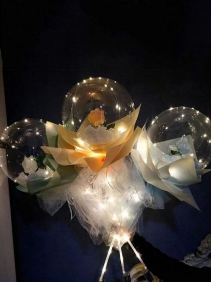 Imagen de San y Kad 50 GLOBOS BURBUJA 36/90 TRANSPARENTE PVC