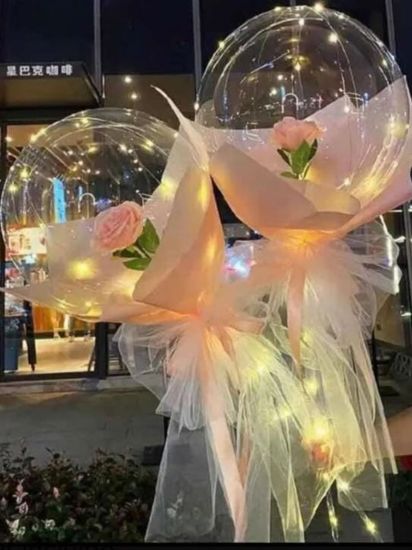 Imagen de San y Kad 50 GLOBOS BURBUJA 36/90 TRANSPARENTE PVC