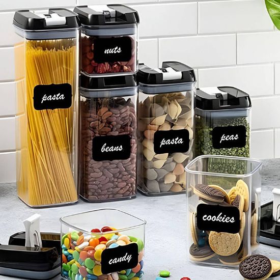 Imagen de Set De 7 Contenedores Para Cocina Con Tapa Hermética