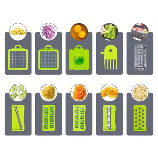 Imagen de RALLADOR DE VERDURAS GRIS