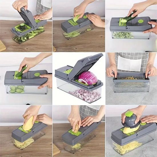 Imagen de RALLADOR DE VERDURAS GRIS