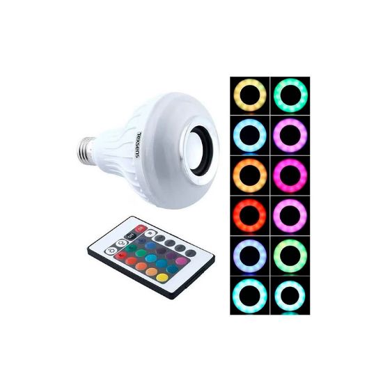 Imagen de Bocina foco led RGB