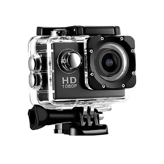 Imagen de CÁMARA DEPORTIVA HD 1080 CON CARCASA SUMERGIBLE