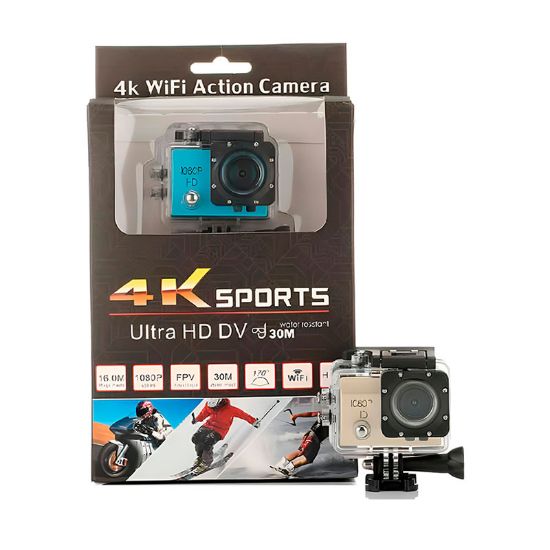 Imagen de CÁMARA DEPORTIVA HD 1080 CON CARCASA SUMERGIBLE