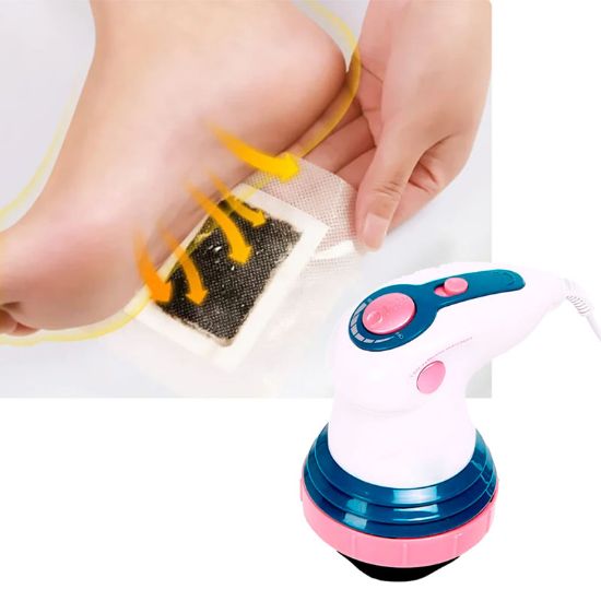 Imagen de Kit masajeador infrarojo + 100 parches desintoxicantes kinoki