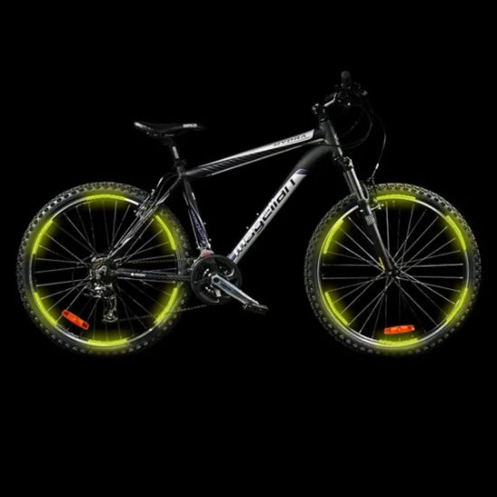 Imagen de Pegatina azul cinta reflectante llanta neumático coche tira advertencia seguridad rueda moto bici