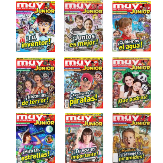 Imagen de Paquete 3 Revistas Muy Interesante Junior / Niños Niñas