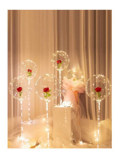 Imagen de Ricolandia 50 Globos Burbuja Transparente de 18/45 Cm decoración