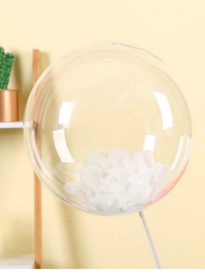 Imagen de Ricolandia 50 Globos Burbuja Transparente de 18/45 Cm decoración