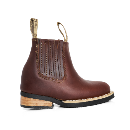 Imagen de Botines Vaqueros Infantil 100% Piel Bota Charro