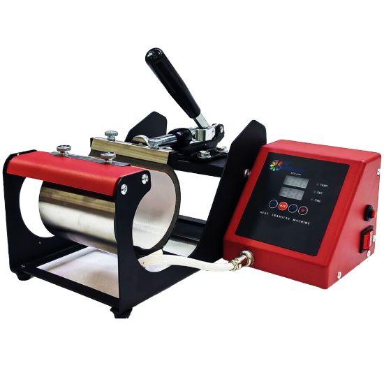 Imagen de Plancha Sublimacion y Aplicacion DTF Combo 18 en 1 Color Rojo con Impresora y 150 Regalos