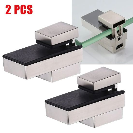 Imagen de Soporte Estante De Vidrio Ajustable Para Pared Aleación Zing