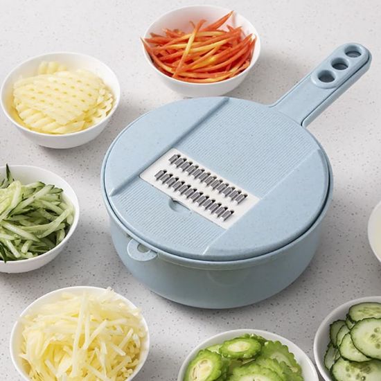 Imagen de Rallador y colador giratorio de frutas y verduras