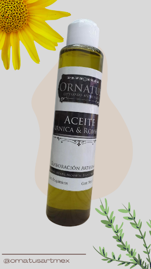 Imagen de Aceite para masaje de árnica y romero 125ml (Relajante muscular)