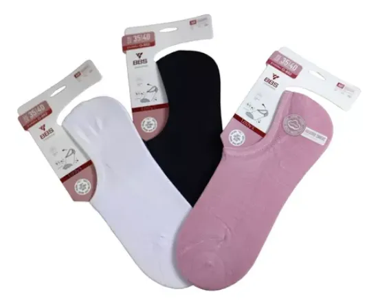 Imagen de Tines Para Mujer Calcetines Invisibles 6 Pares Mayoreo