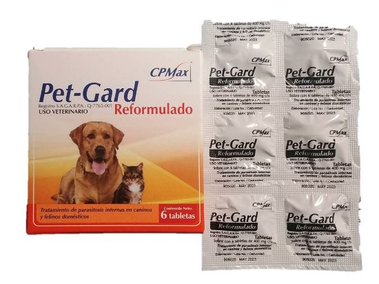 Imagen de Pet Gard Adulto 6 Tabletas 