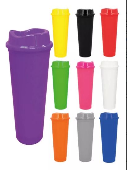 Imagen de  RICOLANDIA Vaso Cafetero 10 Pzas  Colores Surtidos Estilo Starbucks 16oz 