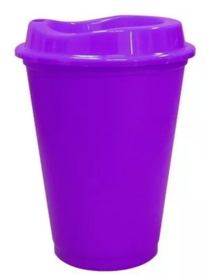Imagen de  RICOLANDIA Vaso Cafetero 10 Pzas  Colores Surtidos Estilo Starbucks 16oz 
