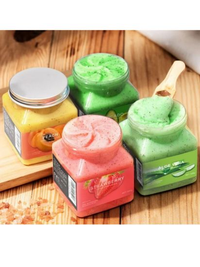 Imagen de Ricolandia 1 pza Exfoliante Corporal Hidratante de Frutas Elimina Piel Muerta