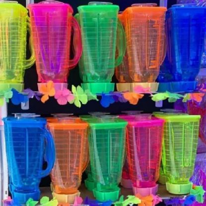 Imagen de Ricolandia 3 Vasos Licuachelas Neón Diferentes Colores