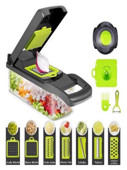 Imagen de Ricolandia Cortador de verduras multifuncional Gris
